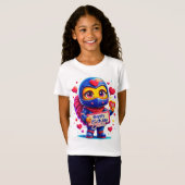 T-Shirt Mignonne Ninja Romance ! Cadeau spécial Anniversai (Devant entier)