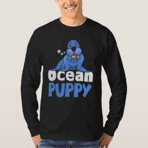 T-shirt Mignonne Océan Amoureux des animaux Sceau de coque