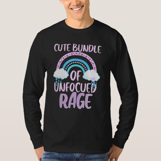 T-shirt Mignonne Offre De Rage Non Concentré Pastel Goth R (Devant)