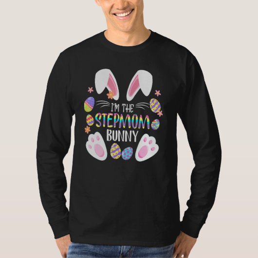 T-shirt Mignonne oreilles de lapin Je suis Le Bunny Stepma (Devant)