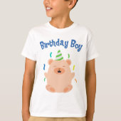 T-shirt Mignonne Ours Enfant Anniversaire (Devant)