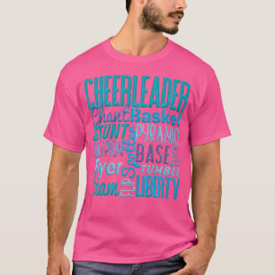 T-shirt Mignonne Pom-Pom Girl Mouvements de Cheerleading B