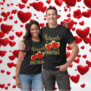 T-shirt Mignonne pour toujours ensemble Nouveau couple de