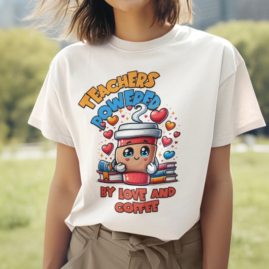 T-shirt Mignonne professeur de dessin animé Saint Valentin