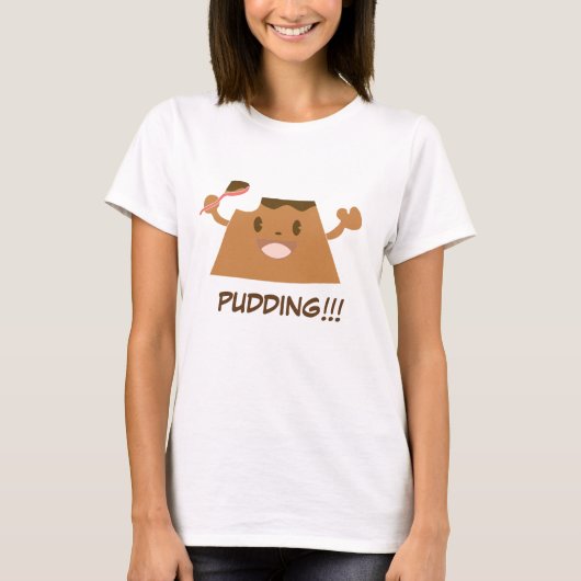 T-shirt Mignonne PUDDING au chocolat ! ! ! !  (Devant)