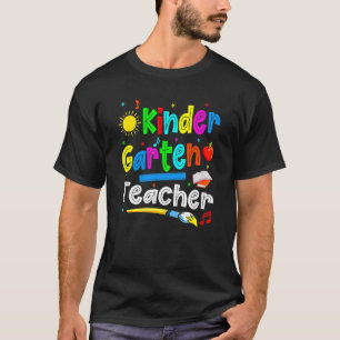 T-shirt Mignonne Retour À L'École Maternelle Enseignant Pr