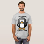 T-shirt Mignonne Rond De Pingouin Est Une Plaisanterie De  (Devant entier)