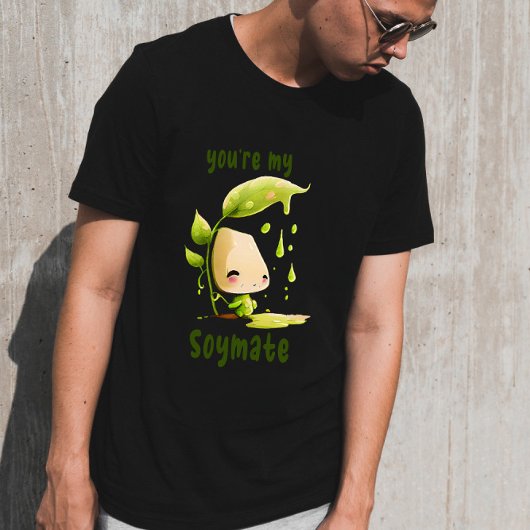 T-shirt Mignonne Saint Valentin, tu es mon soymat