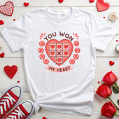 T-shirt Mignonne Saint Valentin Vous avez gagné mon coeur