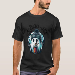 T-shirt Mignonne saison Éffrayante Boo Jee Ghost portant B