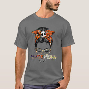 T-shirt Mignonne Septembre Fille Femme Visage Wink Eyes Ha