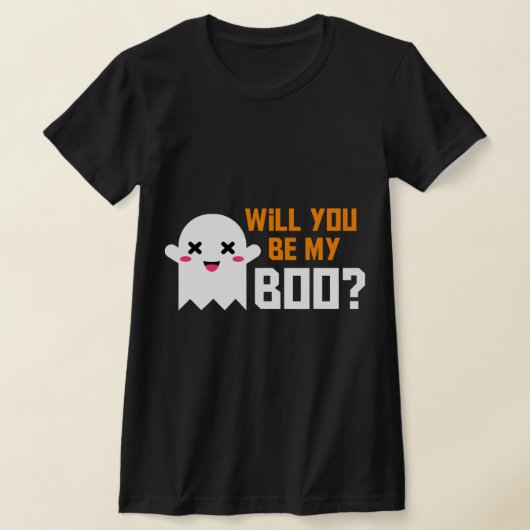 T-shirt Mignonne Seras-Tu Mon Halloween Fantôme De Boo ! P (Poser)