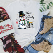T-shirt Mignonne Snowman