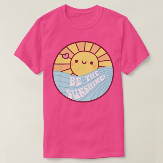 T-shirt Mignonne Soleil Be The Sunshine (Design devant)
