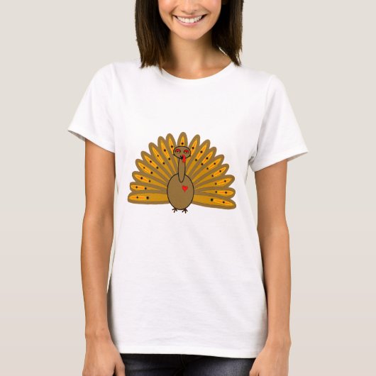T-shirt Mignonne ThanksgivingTurkey (Devant)