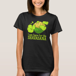 T-shirt Mignonne Tortue Paresseuse Aime Shavasana Et Yoga