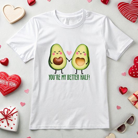 T-shirt Mignonne Tu es mon meilleur demi-couple d'Avocado
