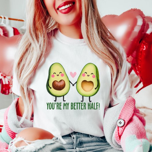 T-shirt Mignonne Tu es mon meilleur demi-couple d'Avocado