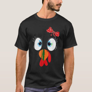 T-shirt Mignonne Turquie Face Thanksgiving Je suis Merci F