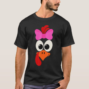 T-shirt Mignonne Turquie face Thanksgiving Je suis Thankfu