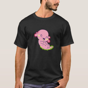 T-shirt Mignonnes Axolotls Joyeux Hommes Amphibiens