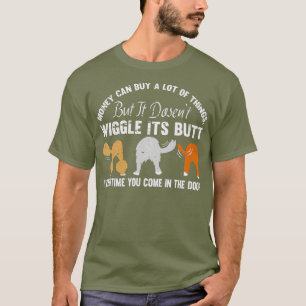 T-shirt Mignons Amoureux de les chiens Secourus Funny Wigg