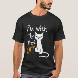 T-shirt Mignons chats d'Halloween - Humour avec chat noir