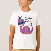 T-shirt Mignons Cyclops violet Monster Amusant pour les en (Devant)