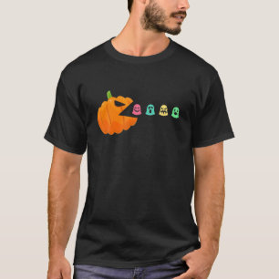 T-shirt Mignons Fantômes De Manger Citrouille Pour Hallowe