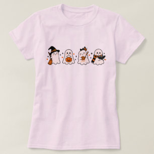 T-shirt Mignons fantômes d'Halloween Amoureux du crochet S