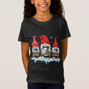 T-Shirt Mignons Gnomes de couture Père Noël Quilting Xmas 