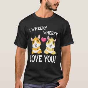 T-shirt Mignons Je les adore Cochons d'Inde
