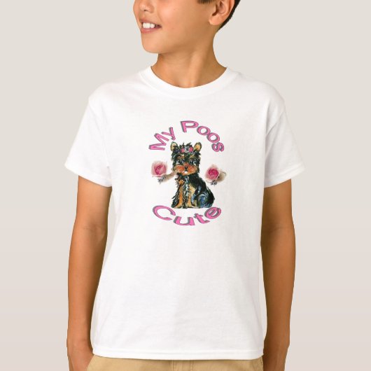 T-shirt Mignons Mon Poos Mignons T's (Devant)