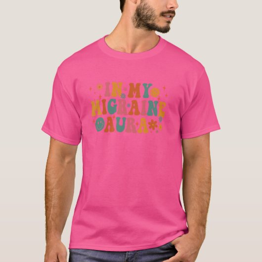 T-shirt Migraine Aura Chronique Migraine (Devant)