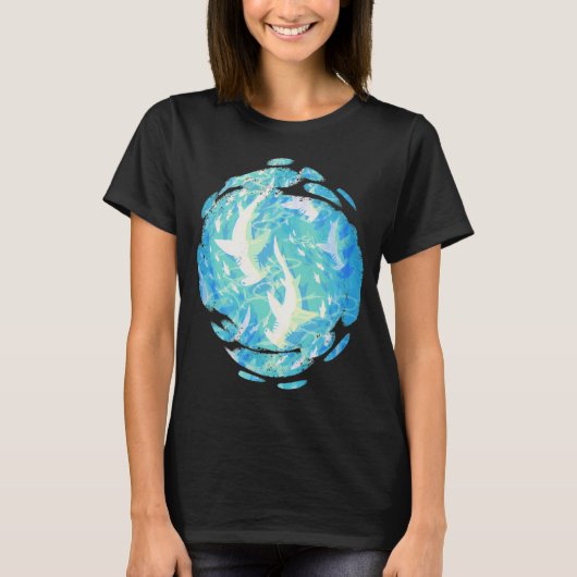 T-shirt Migration du requin marteau (Devant)