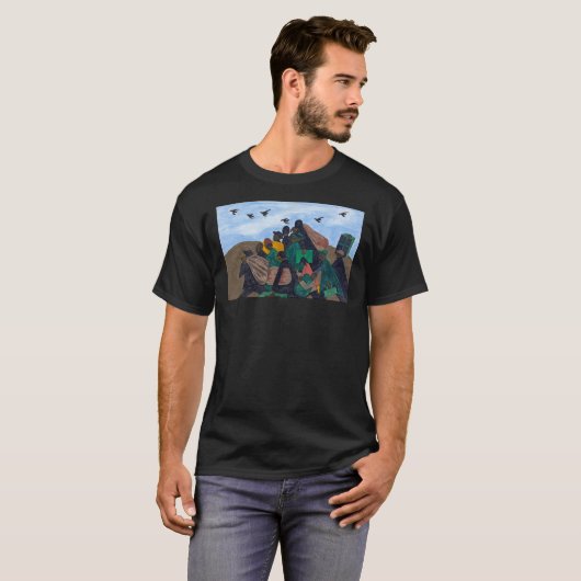 T-shirt Migration Series, Panel 3 Jacob Lawrence Classi (Devant entier)