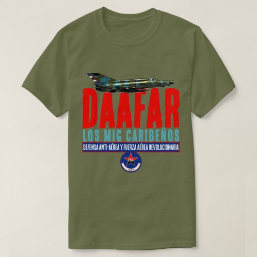 T-shirt Migs des Caraïbes DAAFAR (Design devant)