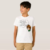 T-shirt Mijn ouders denken dat ze de leiding hebben. Dat i (Devant entier)