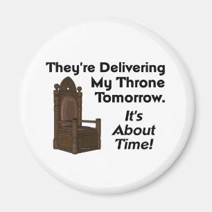 T-SHIRT Mijn troon Magneet