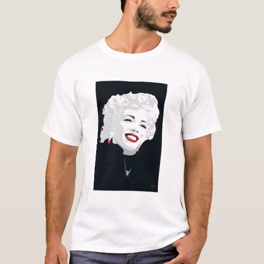T-shirt MIK05BW Miki Marilyn.tif (Devant)