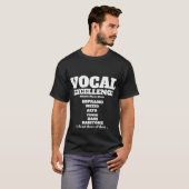T-shirt Mikaela Marie Musique Vocal T-shirt, Vocal Range (Devant entier)