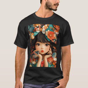 T-shirt Mikaru (美軽) – "Grâceuse Légèreté" (美 = be
