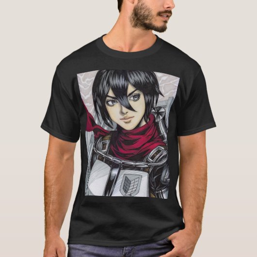 T-shirt Mikasa Ackerman (Devant)