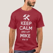 T-shirt MIKE Correction Citation Drôle Anniversaire Nom pe (Devant)