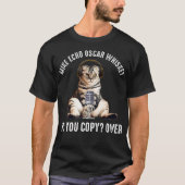 T-shirt Mike Echo Oscar Whiskey Funny Ham Radio Cat (Devant)