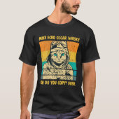 T-shirt Mike Echo Oscar Whisky Pilote de chat volant MEOW  (Devant)