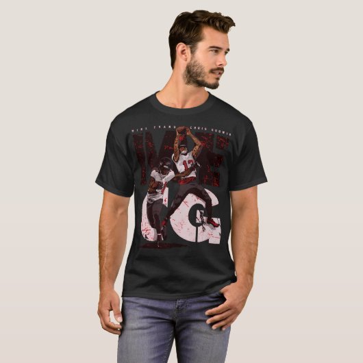 T-shirt Mike Evans Chris Godwin Tampa Bay (Devant entier)