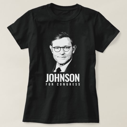 T-shirt Mike Johnson pour le Congrès (Design devant)