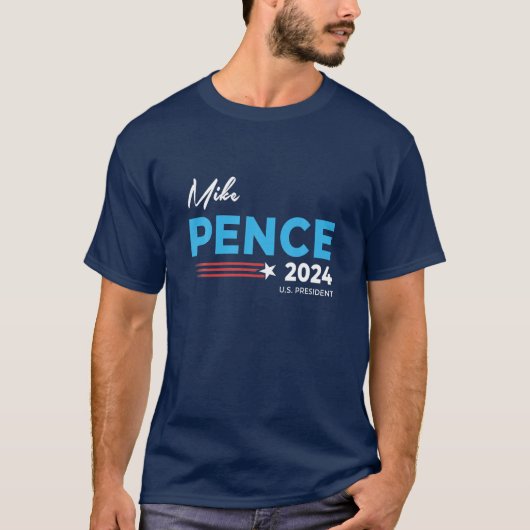 T-shirt Mike Pence 2024 | Pence 2024 Président Républicain (Devant)