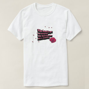 T-shirt Mikitiez bonne nuit minuit redrose beauté drôle